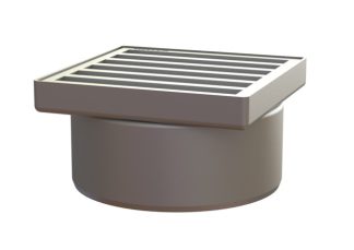 Τηλεσκοπική επέκταση System 200,  με σχάρα απορροής, σχισμών 200x200 mm, M125