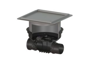 Σωληνοστόμιο Staufix Φ90-Φ200 για εγκατάσταση εντός σκυροδέματος, με κάλυμμα για πλακάκι,  Φ 110 mm