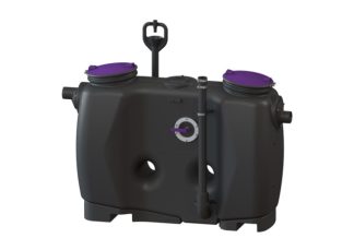 Λιποσυλλέκτης EasyClean επιδαπέδιας τοποθέτησης, Direct, NS 4 lt/sec, με SonicControl, παράθυρο ελέγχου και σωλήνα πλήρωσης