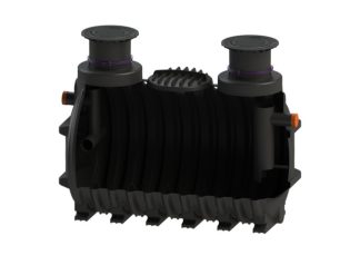 Λιποσυλλέκτης EasyClean υπόγειας τοποθέτησης, Standard, NS 25 lt/sec, για βάθος εγκατάστασης 1200 mm, κάλυμμα D400